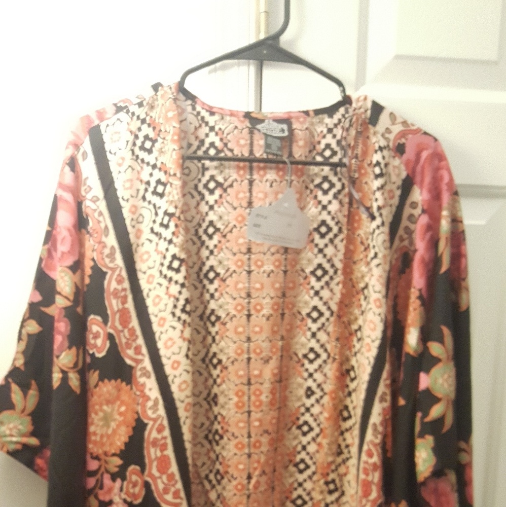 Red and Black Kimono